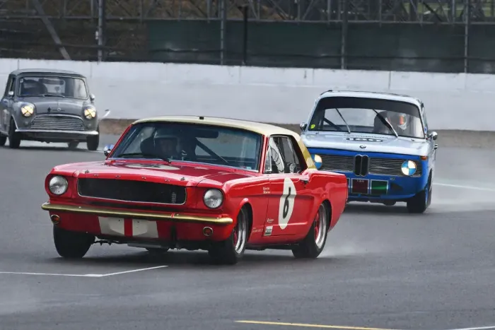 Framed Print : CJ9 2504 Henry Mann, Steve Soper, Ford Mustang Framed Print : CJ9 2504 Henry Mann, Steve Soper, Ford Mustang