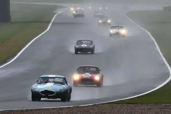 Framed Print : CJ9 3311 Nigel Greensall, Jonathon Hughes, Jaguar E-Type