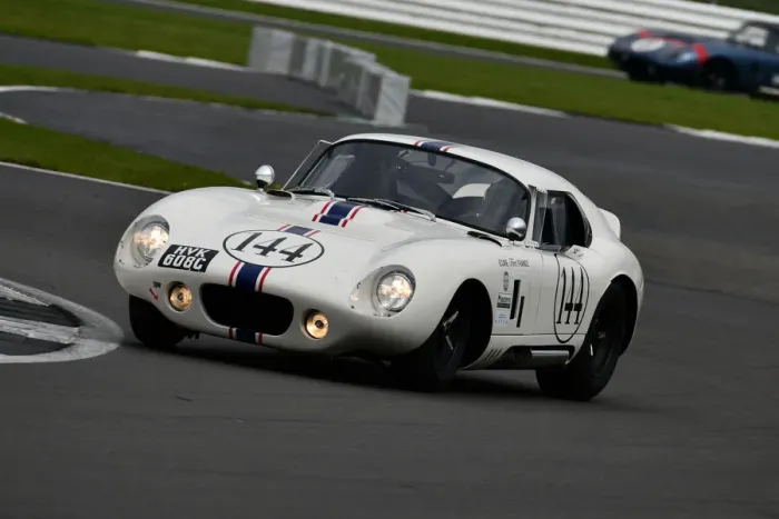 Framed Print : CJ9 3623 George Pochciol, James Hanson, Shelby Daytona Cobra