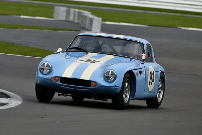 Framed Print : CJ9 3625 James Thorpe, Phil Quaife, TVR Grantura Framed Print : CJ9 3625 James Thorpe, Phil Quaife, TVR Grantura
