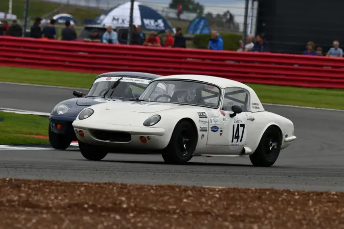 Framed Print : CJ9 3705 Nick Pink, Chris Fox, Lotus Elan