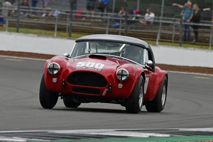 Framed Print : CJ9 3755 Ben Gill, Shelby Cobra