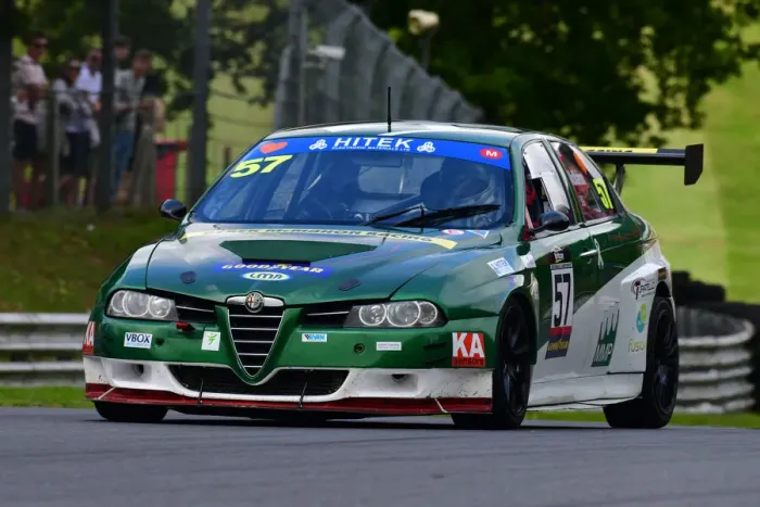 Framed Print : CJ9 4181 Barry McMahon, Alfa Romeo 156