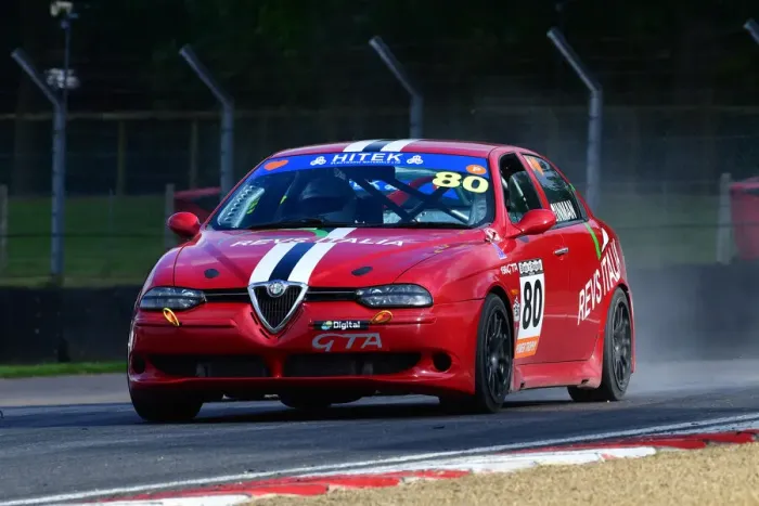 Framed Print : CJ9 4983 Andy Inman, Alfa Romeo 156 GTA