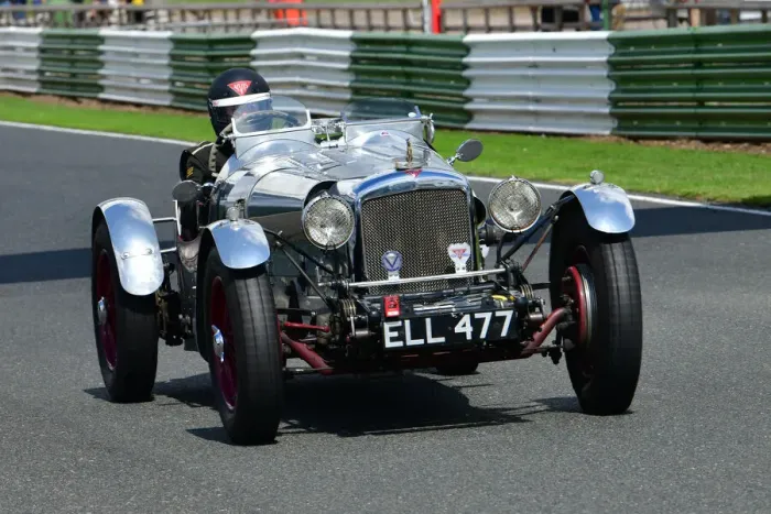 Framed Print : CJ9 5445 Ian Fyfe, Alvis 12-70 Special