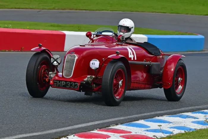Framed Print : CJ9 5876 Richard Iliffe, Riley TT Sprite Replica