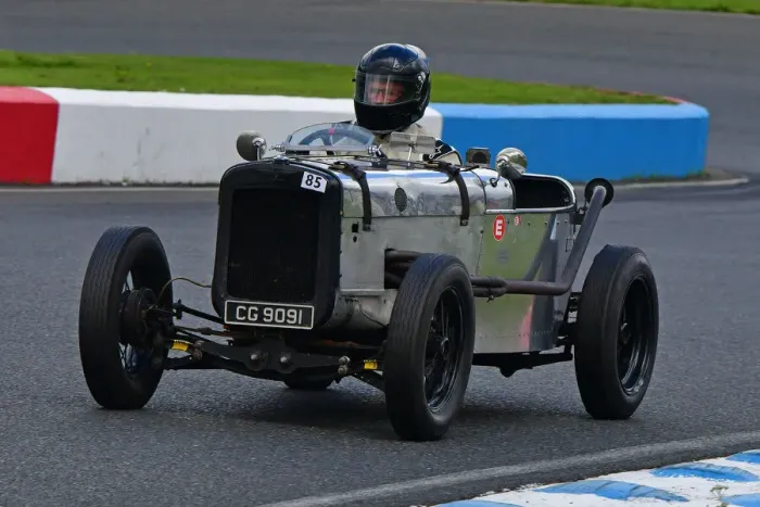 Framed Print : CJ9 5887 John Moss, Austin Seven Sports Framed Print : CJ9 5887 John Moss, Austin Seven Sports