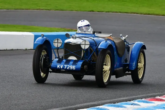 Framed Print : CJ9 6110 John Reeve, Riley Brooklands Framed Print : CJ9 6110 John Reeve, Riley Brooklands