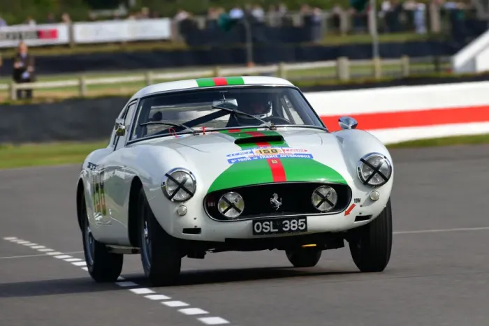 Rights Managed : CJ9 7033 Max Girardo, Phillip Kadoorie, Ferrari 250 GTInterim Berlinetta