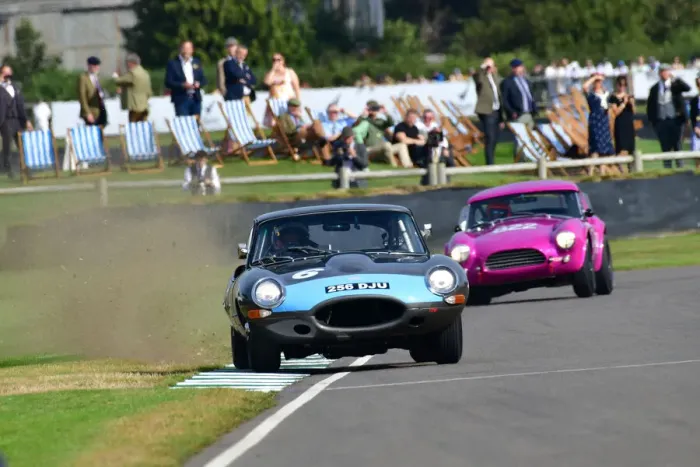 Rights Managed : CJ9 7055 Richard Meins, Rob Huff, Jaguar E-Type FHC Rights Managed : CJ9 7055 Richard Meins, Rob Huff, Jaguar E-Type FHC