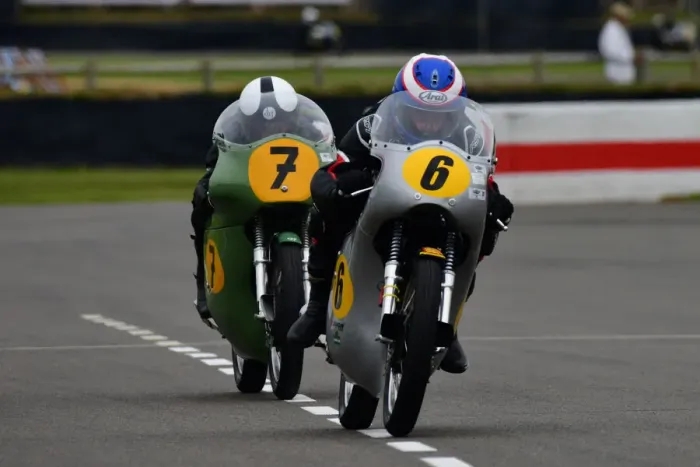 Rights Managed : CJ9 7199 Richard Cooper, Steve Parrish, Norton Manx 30M, Duncan Fitchett