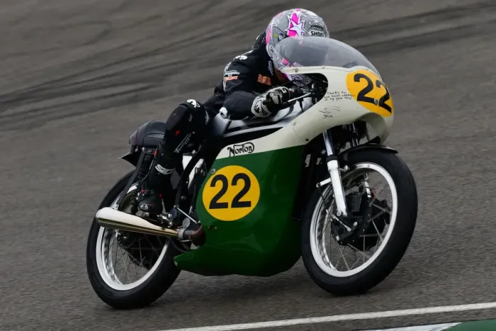 Rights Managed : CJ9 7428 Lee Johnston, Tony Perkin, Norton Manx 30M Rights Managed : CJ9 7428 Lee Johnston, Tony Perkin, Norton Manx 30M