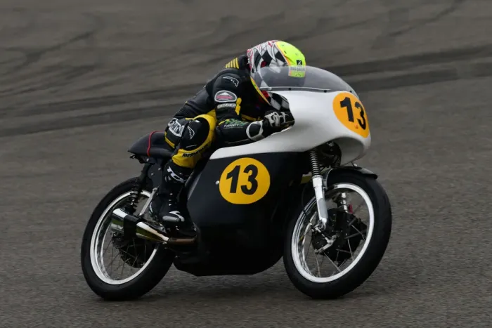 Rights Managed : CJ9 7456 David Tetley, Ian Lougher, Norton Manx 30M Rights Managed : CJ9 7456 David Tetley, Ian Lougher, Norton Manx 30M