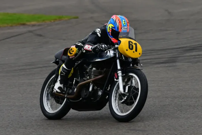 Rights Managed : CJ9 7458 Michael Neeves, Steve Parrott, Norton Manx 30M