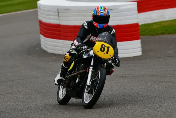Rights Managed : CJ9 7478 Michael Neeves, Steve Parrott, Norton Manx 30M Rights Managed : CJ9 7478 Michael Neeves, Steve Parrott, Norton Manx 30M