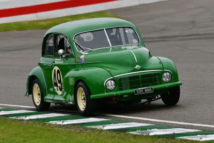 Rights Managed : CJ9 7491 Richard Attwood, Paul Alcock, Morris Minor