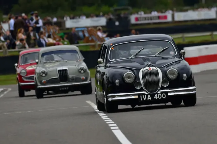 Rights Managed : CJ9 7597 John Young, Matt Neal, Jaguar Mk1 Rights Managed : CJ9 7597 John Young, Matt Neal, Jaguar Mk1