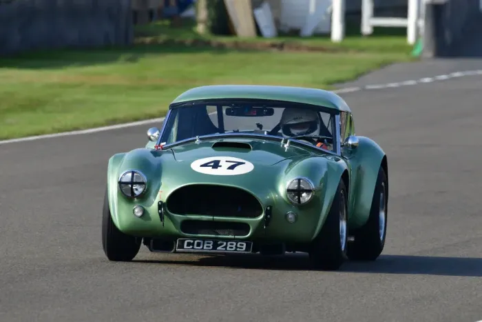 Rights Managed : CJ9 7847 Bill Shepherd, Romain Dumas, AC Cobra Rights Managed : CJ9 7847 Bill Shepherd, Romain Dumas, AC Cobra