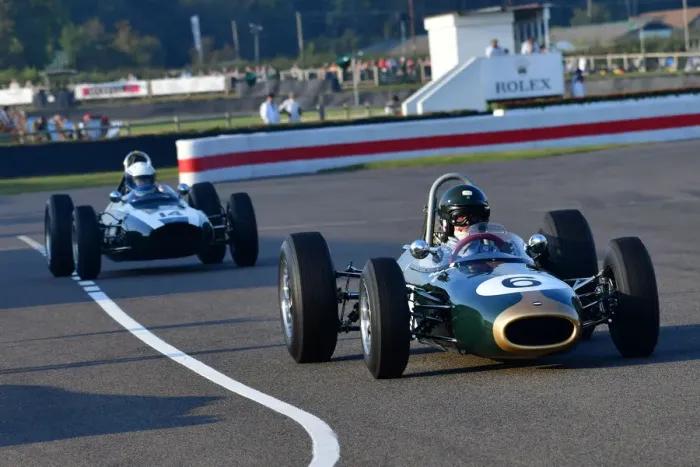 Rights Managed : CJ9 7917 James King, Brabham-Climax BT7 Rights Managed : CJ9 7917 James King, Brabham-Climax BT7