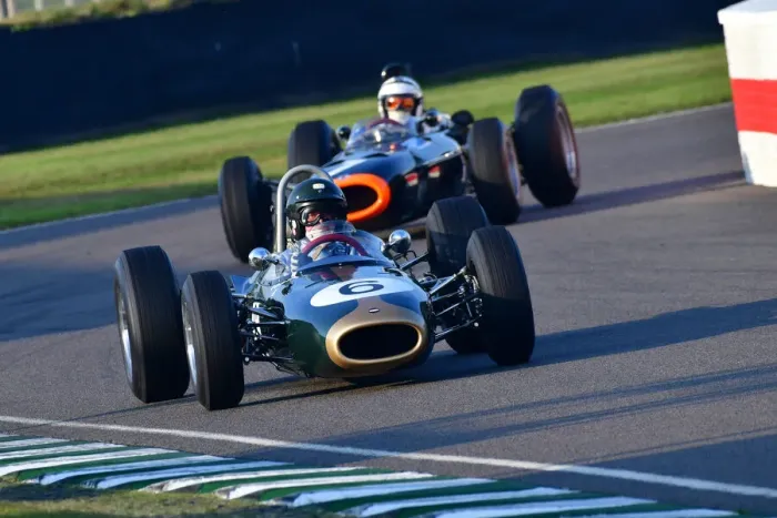 Rights Managed : CJ9 7940 James King, Brabham-Climax BT7 Rights Managed : CJ9 7940 James King, Brabham-Climax BT7