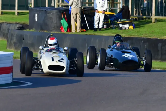 Rights Managed : CJ9 7974 Katsuaki Kubota, Lotus-Climax 18, Charles McCabe, BRM P57 Rights Managed : CJ9 7974 Katsuaki Kubota, Lotus-Climax 18, Charles McCabe, BRM P57