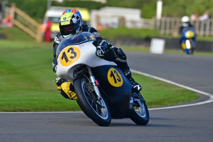 Rights Managed : CJ9 8411 David Tetley, Ian Lougher, Norton Manx 30M Rights Managed : CJ9 8411 David Tetley, Ian Lougher, Norton Manx 30M