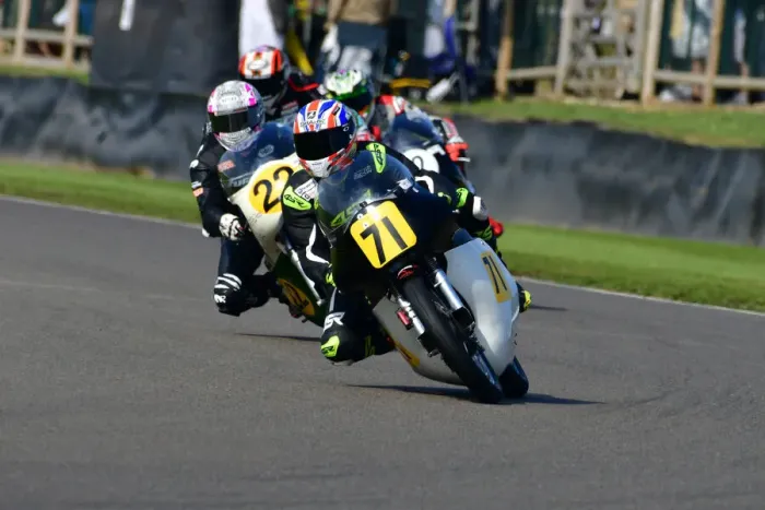 Rights Managed : CJ9 8471 Mark Parrett, Howie Mainwaring-Smart, Norton Manx 30M Rights Managed : CJ9 8471 Mark Parrett, Howie Mainwaring-Smart, Norton Manx 30M