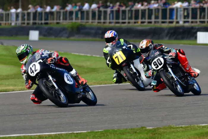Rights Managed : CJ9 8517 Tommy Bridewell, Andy Hornby, Norton Manx 30M, Sam Clews, Peter Hickman Rights Managed : CJ9 8517 Tommy Bridewell, Andy Hornby, Norton Manx 30M, Sam Clews, Peter Hickman