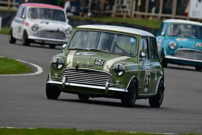 Rights Managed : CJ9 8643 William Medcalf, Marcel Fassler, Morris Mini Cooper S Rights Managed : CJ9 8643 William Medcalf, Marcel Fassler, Morris Mini Cooper S