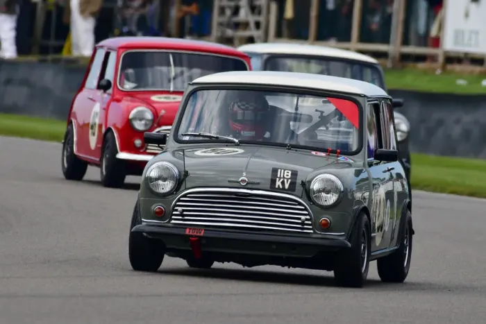 Rights Managed : CJ9 8658 Bill Sollis, Chris Goodwin, Morris Mini Cooper S Rights Managed : CJ9 8658 Bill Sollis, Chris Goodwin, Morris Mini Cooper S