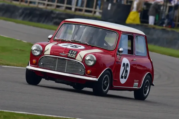 Rights Managed : CJ9 8697 Ron Maydon, Brian Johnson, Austin Mini Cooper S Rights Managed : CJ9 8697 Ron Maydon, Brian Johnson, Austin Mini Cooper S