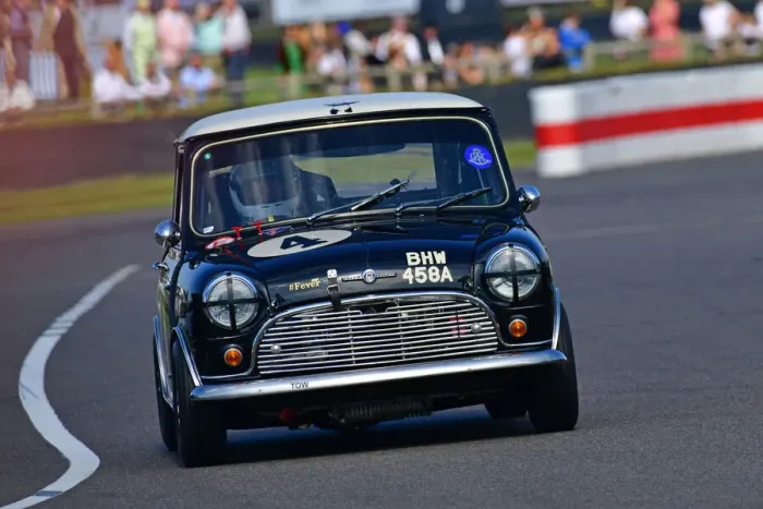 Rights Managed : CJ9 8773 Theo Hunt, Stuart Graham, Morris Mini Cooper S Rights Managed : CJ9 8773 Theo Hunt, Stuart Graham, Morris Mini Cooper S