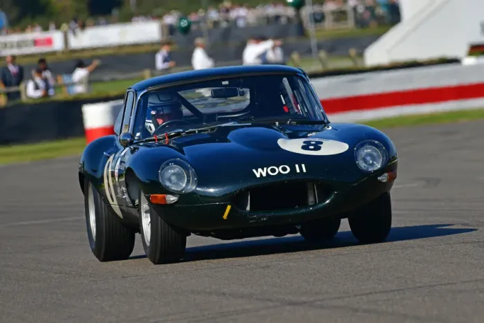 Rights Managed : CJ9 8807 Jochen Mass, Nikolaus Ditting, Jaguar E-Type FHC Rights Managed : CJ9 8807 Jochen Mass, Nikolaus Ditting, Jaguar E-Type FHC