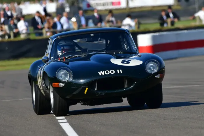 Rights Managed : CJ9 8834 Jochen Mass, Nikolaus Ditting, Jaguar E-Type FHC Rights Managed : CJ9 8834 Jochen Mass, Nikolaus Ditting, Jaguar E-Type FHC