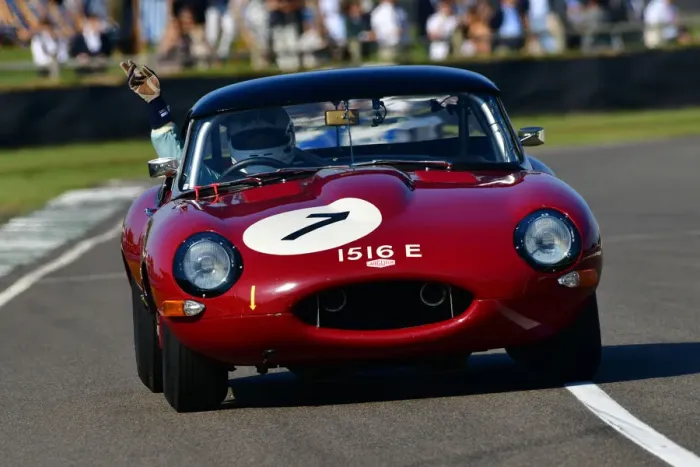 Rights Managed : CJ9 8854 Mark Donnor, Stuart Graham, Jaguar E-Type Rights Managed : CJ9 8854 Mark Donnor, Stuart Graham, Jaguar E-Type