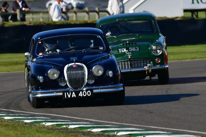 Rights Managed : CJ9 9036 John Young, Matt Neal, Jaguar Mk1 Rights Managed : CJ9 9036 John Young, Matt Neal, Jaguar Mk1