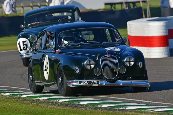 Rights Managed : CJ9 9045 Stuart Graham, Richard Butterfield, Jaguar Mk1 Rights Managed : CJ9 9045 Stuart Graham, Richard Butterfield, Jaguar Mk1