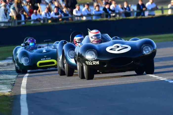Rights Managed : CJ9 9309 Martin Brundle, Jaguar D-Type Long Nose Rights Managed : CJ9 9309 Martin Brundle, Jaguar D-Type Long Nose