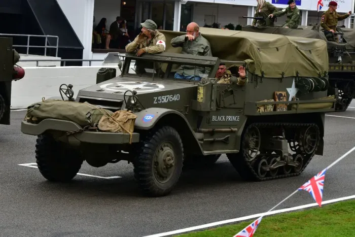 Rights Managed : CJ9 9780 International Harvester Halftrack, Black Prince Rights Managed : CJ9 9780 International Harvester Halftrack, Black Prince