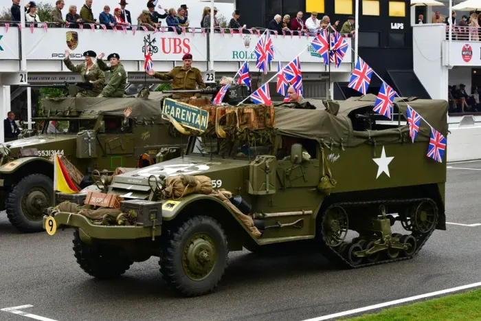 Rights Managed : CJ9 9782 International Harvester Halftrack, Miss Mash Rights Managed : CJ9 9782 International Harvester Halftrack, Miss Mash