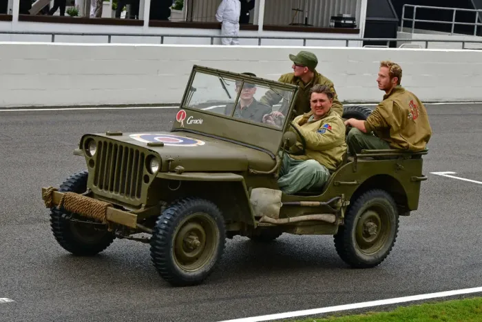 Rights Managed : CJ9 9832 Willys Jeep Gracie Rights Managed : CJ9 9832 Willys Jeep Gracie