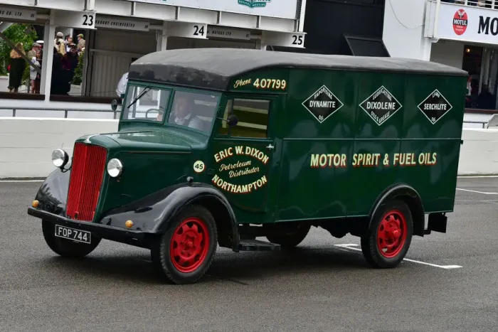 Rights Managed : CJ9 9856 Alan Watts, Morris 30cwt Van Rights Managed : CJ9 9856 Alan Watts, Morris 30cwt Van