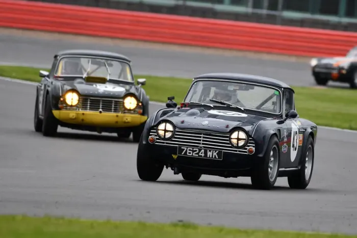 Framed Print : CJM-P 0793 Alex Hurst, Triumph TR4 Framed Print : CJM-P 0793 Alex Hurst, Triumph TR4