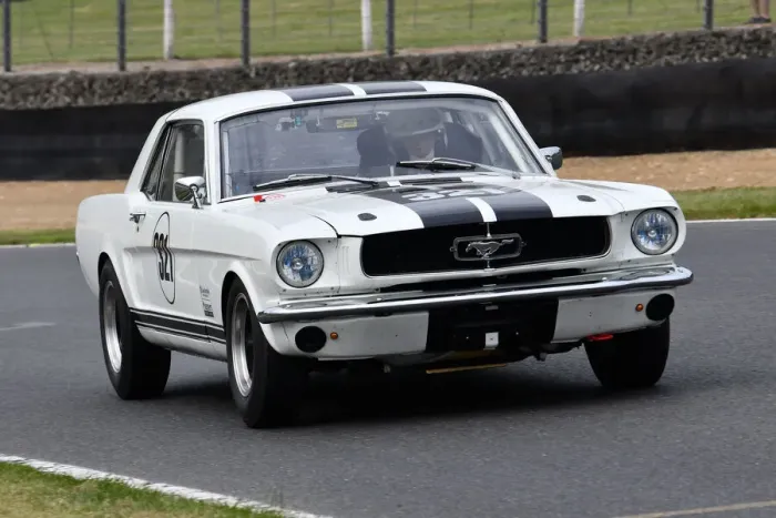 Framed Print : CJM-P 0821 Graeme Langford, Ford Mustang