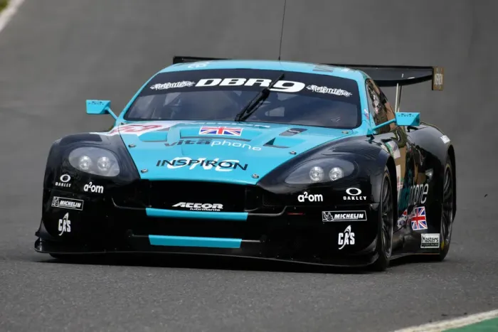 Framed Print : CJM-P 1165 Richard Meins, Aston Martin DBR9 GT1