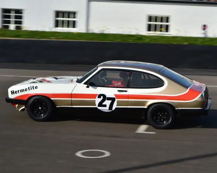 Rights Managed : CM1 0847 Mark Waghorn, Ludovic Lindsay, Ford Capri MkIII 3-0S Rights Managed : CM1 0847 Mark Waghorn, Ludovic Lindsay, Ford Capri MkIII 3-0S