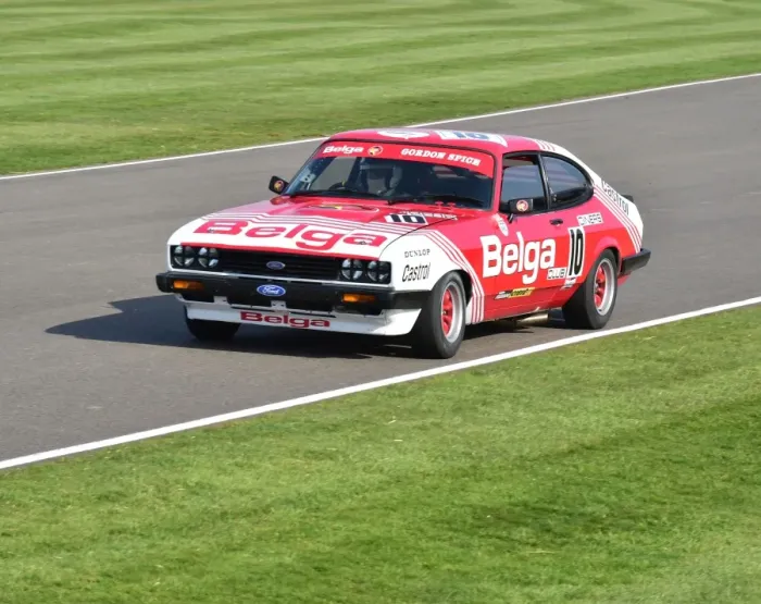 Rights Managed : CM1 0875 Pierre -Alain Thibaut, R De-Borman, Ford Capri MkIII 3-0S Rights Managed : CM1 0875 Pierre -Alain Thibaut, R De-Borman, Ford Capri MkIII 3-0S