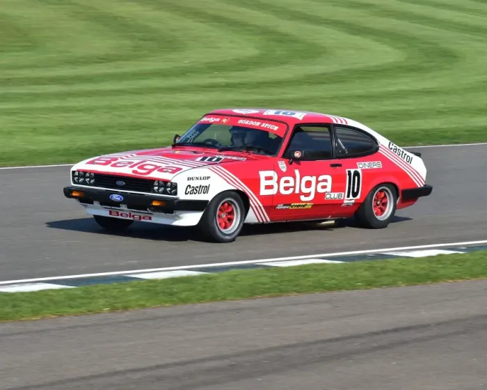 Rights Managed : CM1 0898 Pierre -Alain Thibaut, R De-Borman, Ford Capri MkIII 3-0S