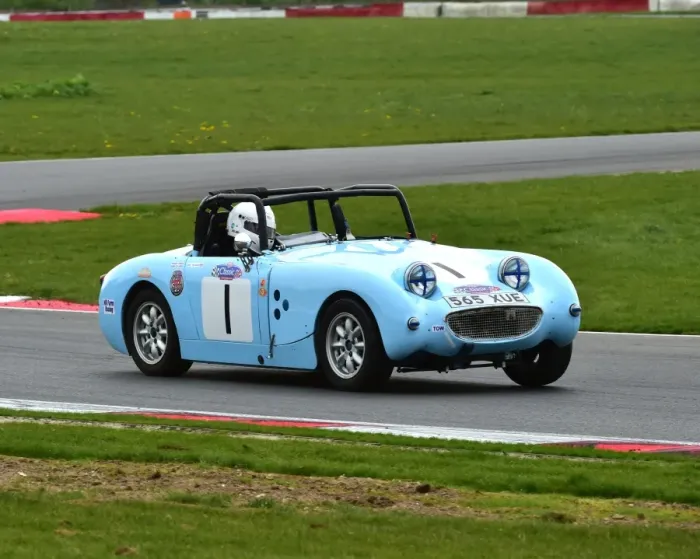 Framed Print : CM1 6253 Tim Cairns, Austin Healey Frogeye Sprite, 565 XUE