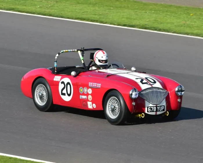 Framed Print : CM1 6967 Jonathan Abecassis, Austin Healey 100-4, 678 YUP Framed Print : CM1 6967 Jonathan Abecassis, Austin Healey 100-4, 678 YUP